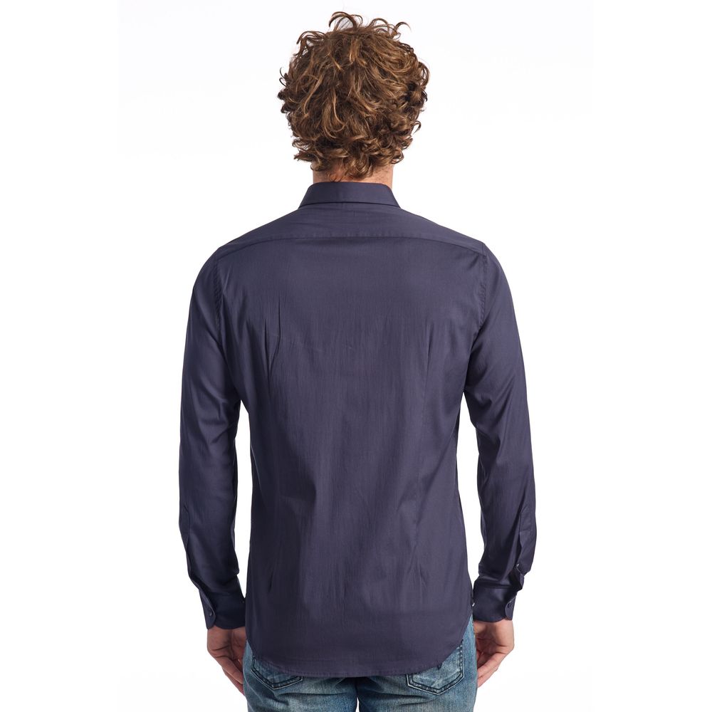 Blue Cotton Shirt - SEHABRANDS