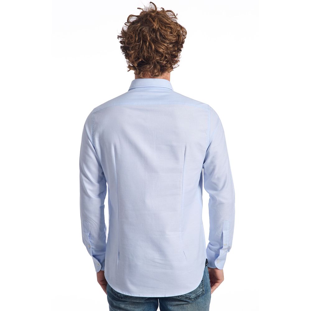 Light Blue Cotton Shirt - SEHABRANDS