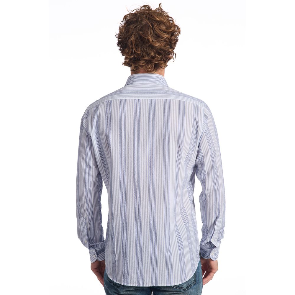 Light Blue Cotton Shirt - SEHABRANDS