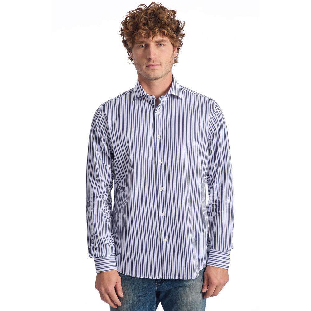 Light Blue Cotton Shirt - SEHABRANDS