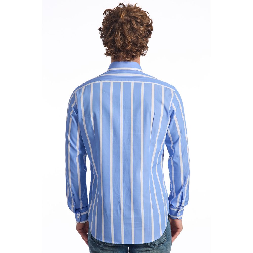 Light Blue Cotton Shirt - SEHABRANDS