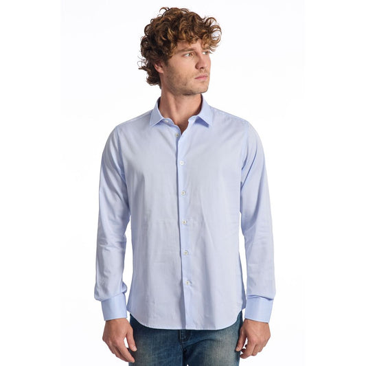 Light Blue Cotton Shirt - SEHABRANDS