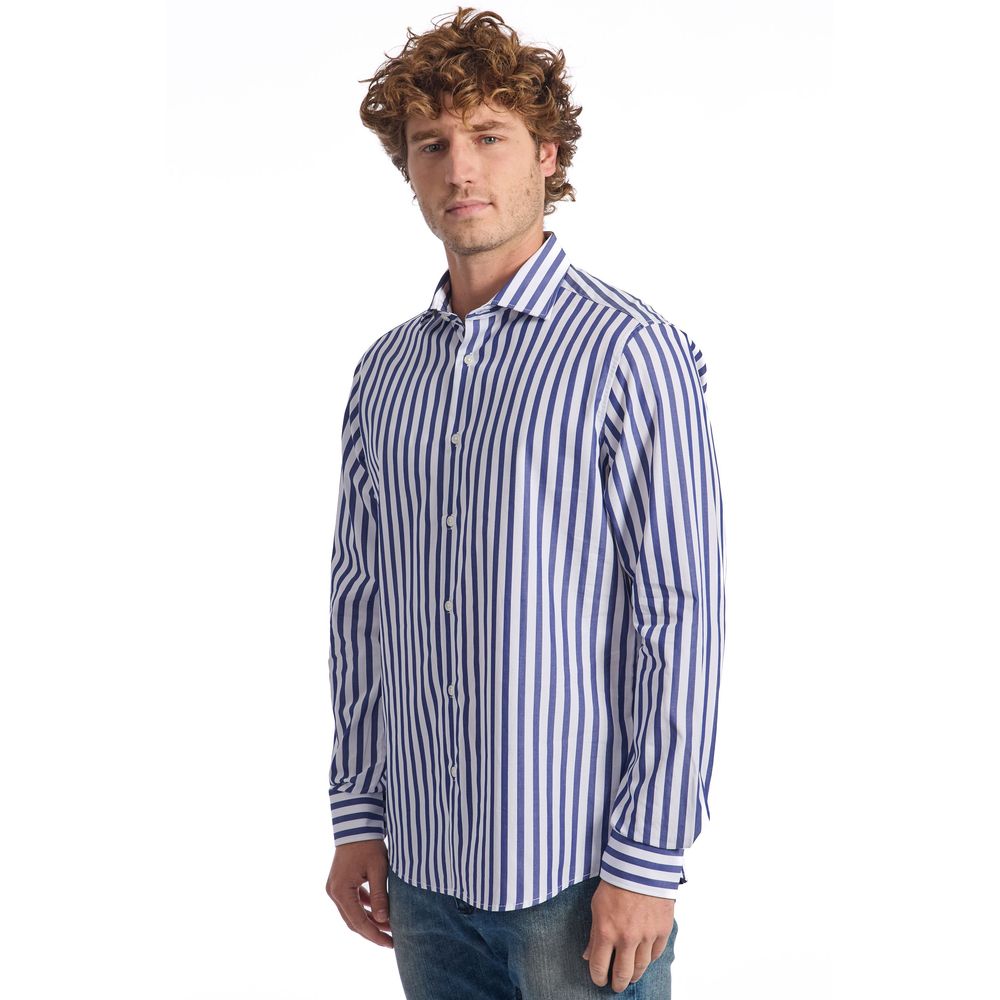 Blue Cotton Shirt - SEHABRANDS