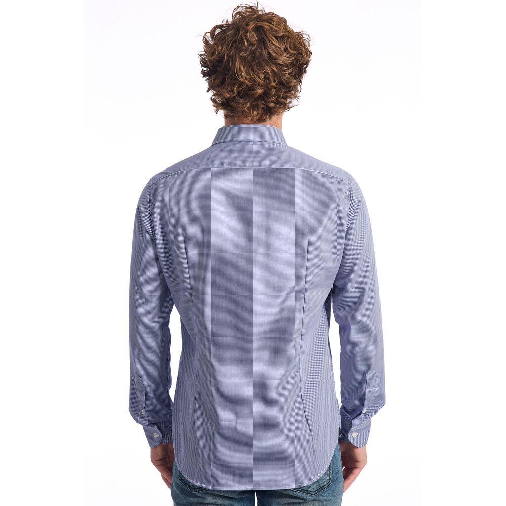 Blue Cotton Shirt - SEHABRANDS