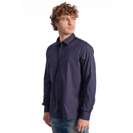 Blue Cotton Shirt - SEHABRANDS