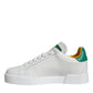 Dolce & Gabbana White Love Patch Portofino Sneakers Shoes