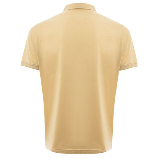 Yellow Silk Polo Shirt - SEHABRANDS