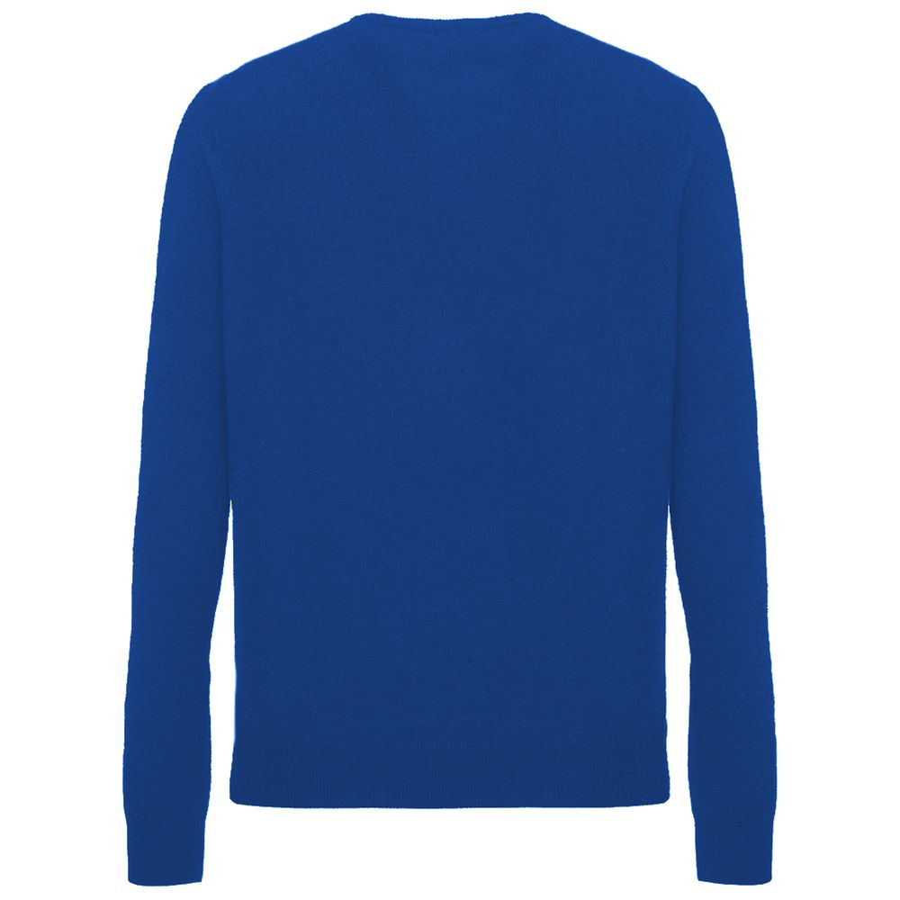 Blue Cashmere Sweater - SEHABRANDS