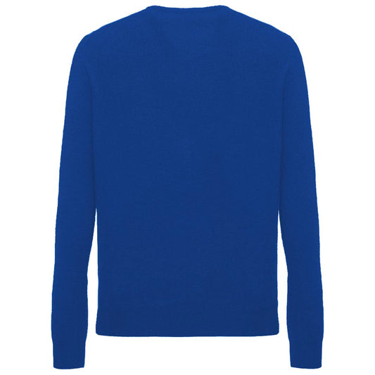 Blue Cashmere Sweater - SEHABRANDS