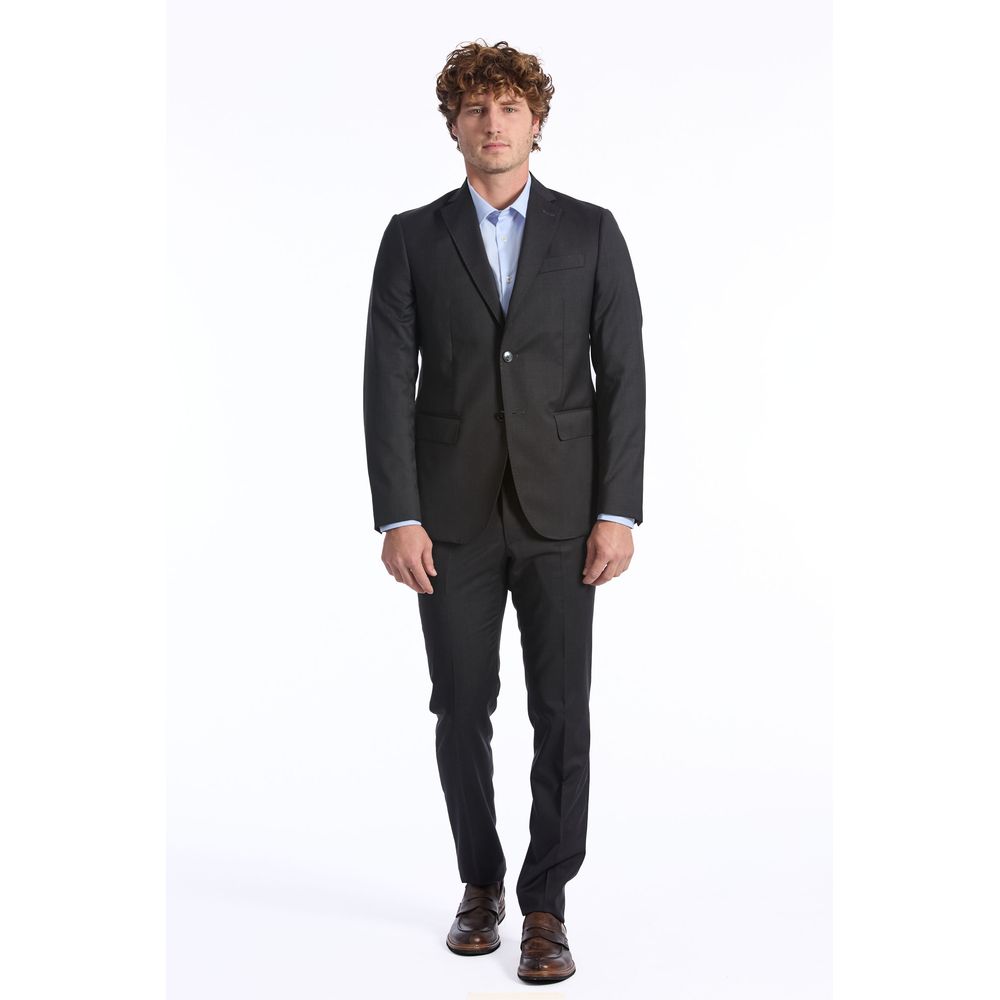 Gray Wool Suit - SEHABRANDS