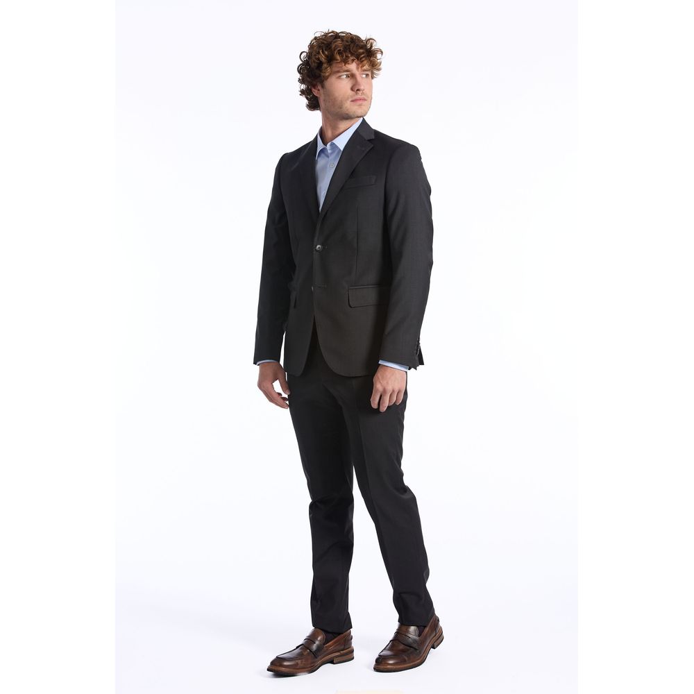 Gray Wool Suit - SEHABRANDS