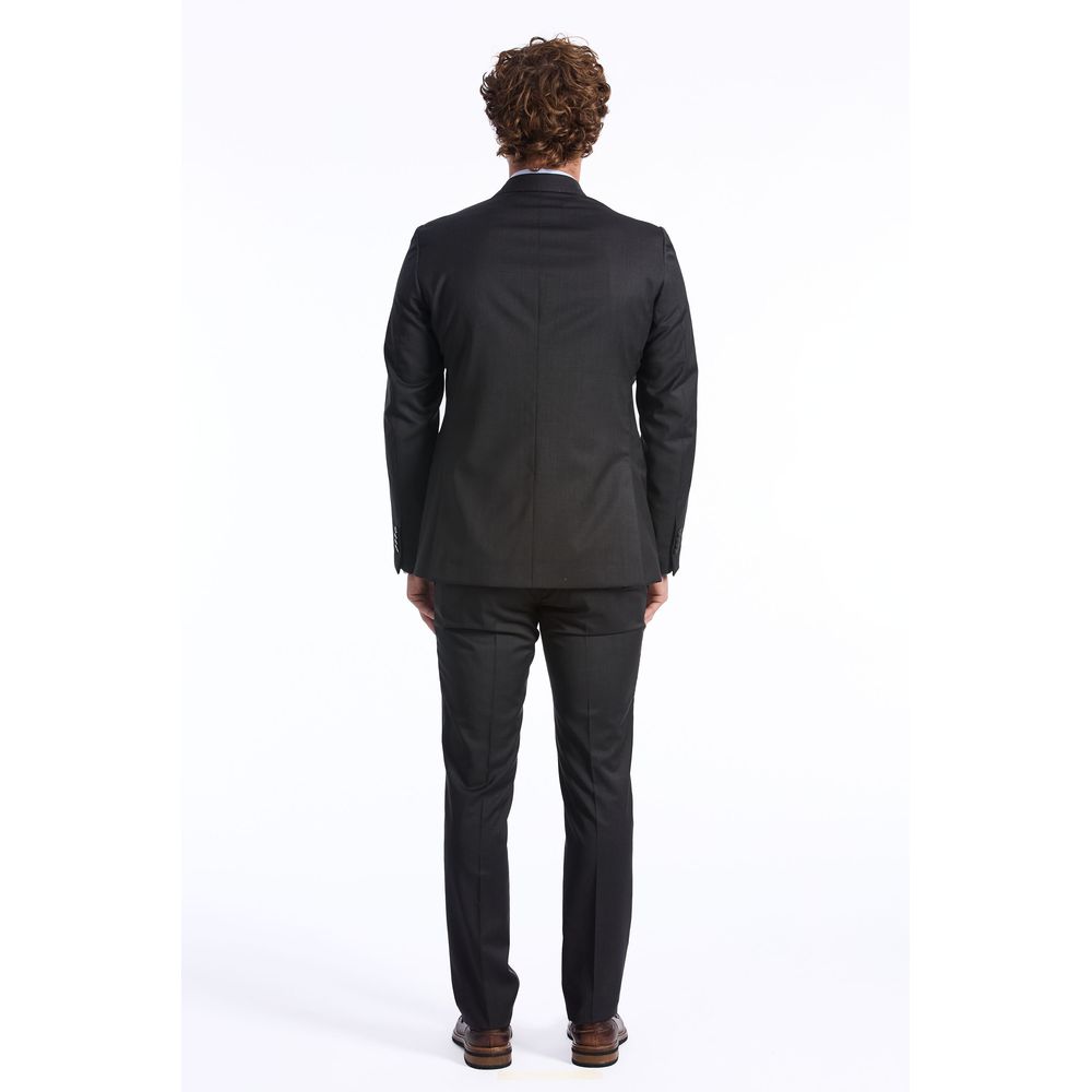 Gray Wool Suit - SEHABRANDS