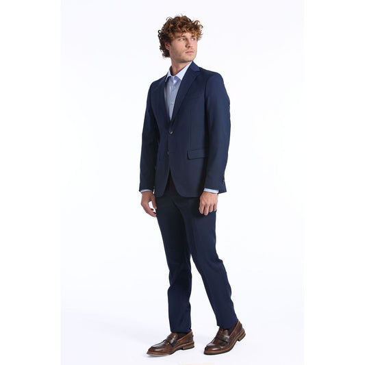 Blue Wool Suit - SEHABRANDS