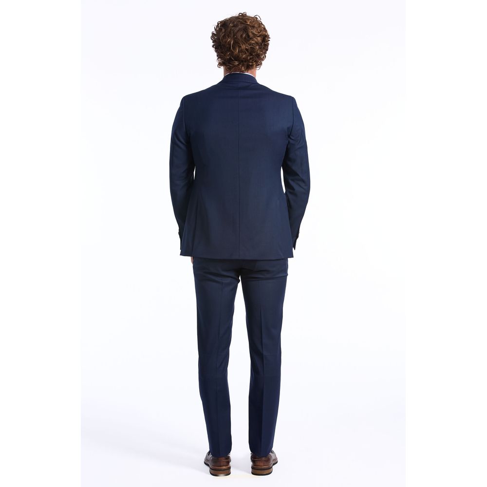 Blue Wool Suit - SEHABRANDS