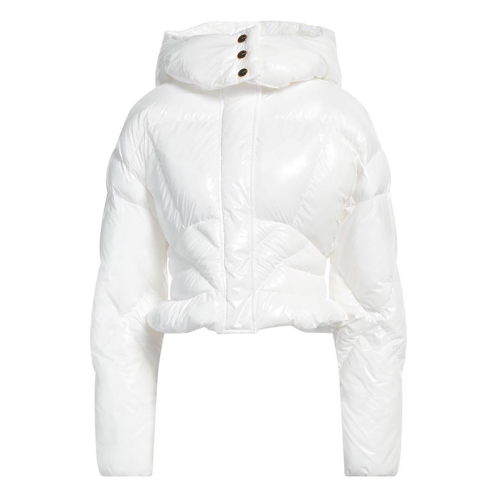 White Polyester Jackets & Coat - SEHABRANDS