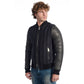 Roberto Pepe Luxury Black Fabric Jacket