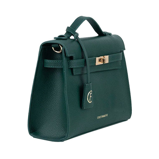 CRISTINAEFFE Green Artificial Leather Women Crossbody Bag