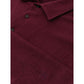 Corneliani Bordeaux Cotton Polo Shirt