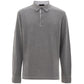 Corneliani Gray Cotton Polo Shirt