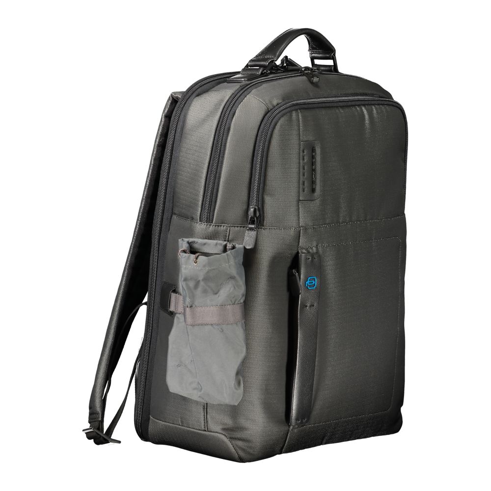 Piquadro Gray Polyester Backpack