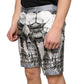 Dolce & Gabbana Multicolor Printed Silk Men Bermuda Shorts