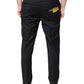 Dolce & Gabbana Black Wool Skinny Men Dress Pants