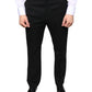 Dolce & Gabbana Black Wool Skinny Men Dress Pants