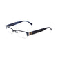 Alexander McQueen Blue Metal Frames