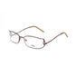 Fendi Brown Metal Frames