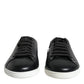 Dolce & Gabbana Black Low Top Men Saint Tropez Sneakers Shoes