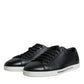 Dolce & Gabbana Black Low Top Men Saint Tropez Sneakers Shoes