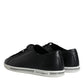 Dolce & Gabbana Black Low Top Men Saint Tropez Sneakers Shoes