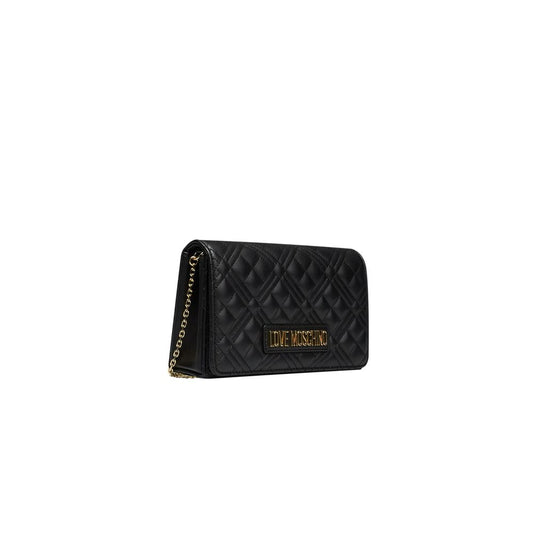 Love Moschino "Black Polyethylene Women Crossbody Bag"