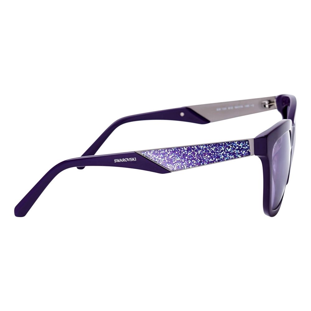 Swarovski Purple Plastic Sunglasses