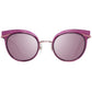 Swarovski Purple Metal And Plastic Sunglasses