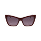 Longchamp Red Acetate Sunglasses