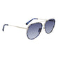 Longchamp Gold Metal Sunglasses