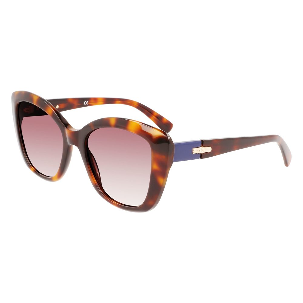 Longchamp Brown Acetate Sunglasses