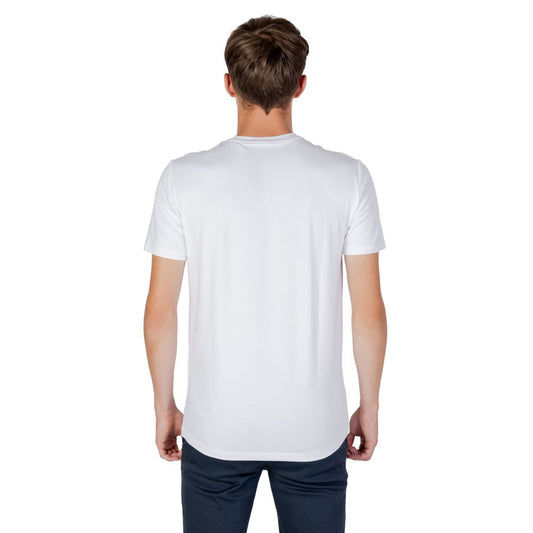 Armani Exchange White Cotton T-Shirt