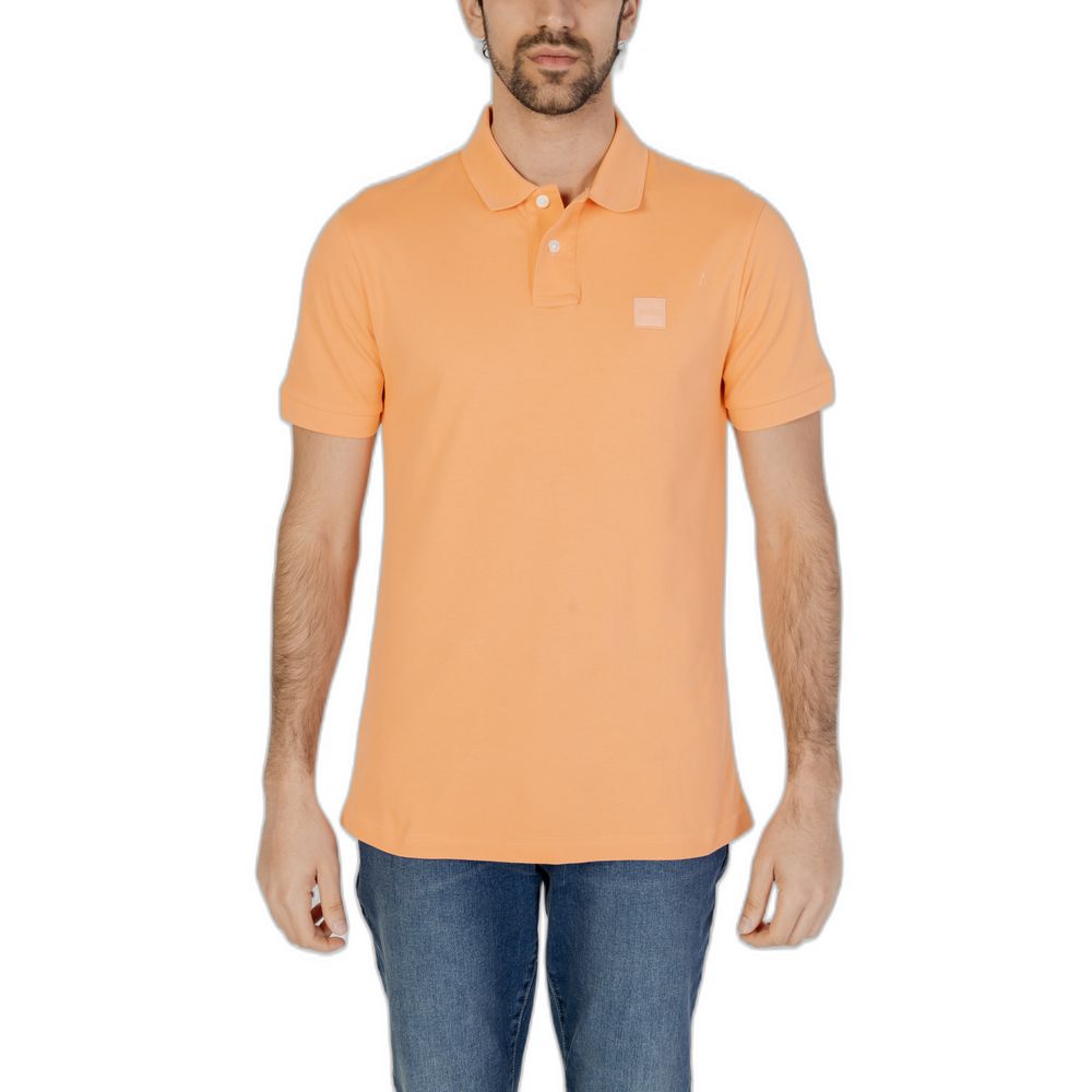 Hugo Boss Orange Cotton Polo Shirt