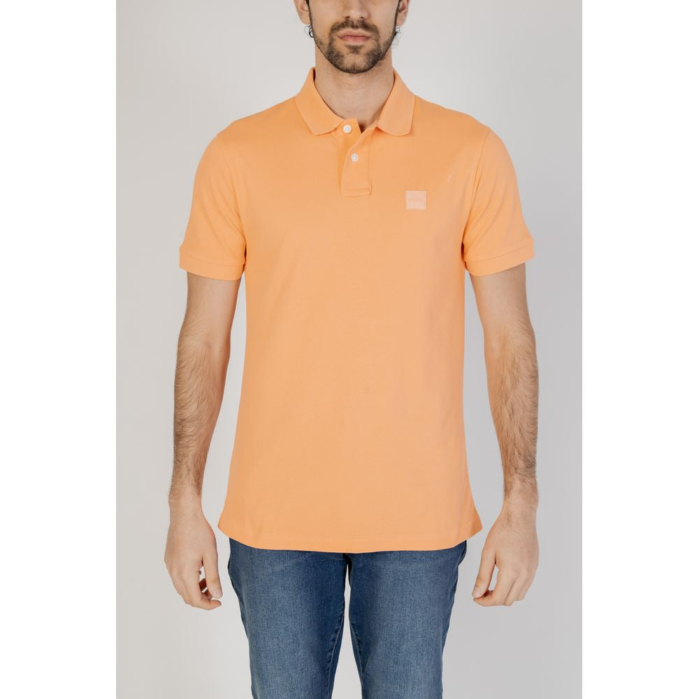 Hugo Boss Orange Cotton Polo Shirt