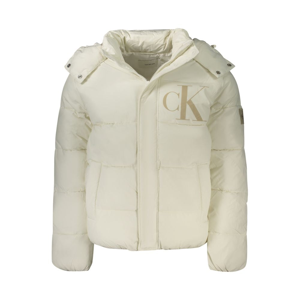 Calvin Klein White Polyamide Jacket