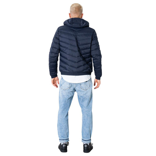 Armani Exchange Blue Polyester Jacket