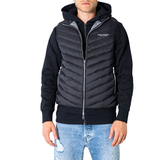 Armani Exchange Black Polyester Jacket