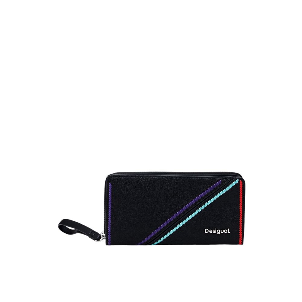 Desigual Black Polyethylene Wallet