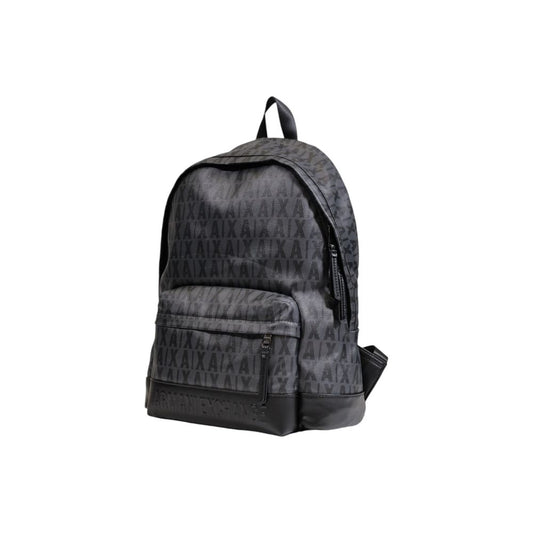 Armani Exchange Black Polyethylene Backpack