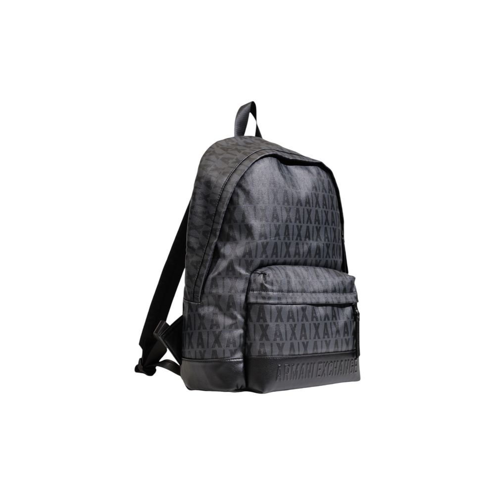 Armani Exchange Black Polyethylene Backpack