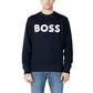 Hugo Boss Blue Cotton Sweater