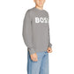 Hugo Boss Gray Cotton Sweater