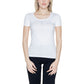 EA7 Emporio Armani White Cotton Tops & T-Shirt